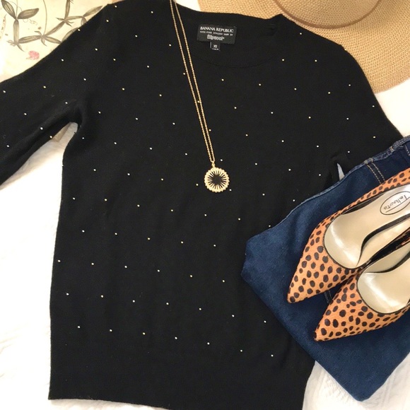 Banana Republic Filpucci beaded Sweater - Picture 1 of 11